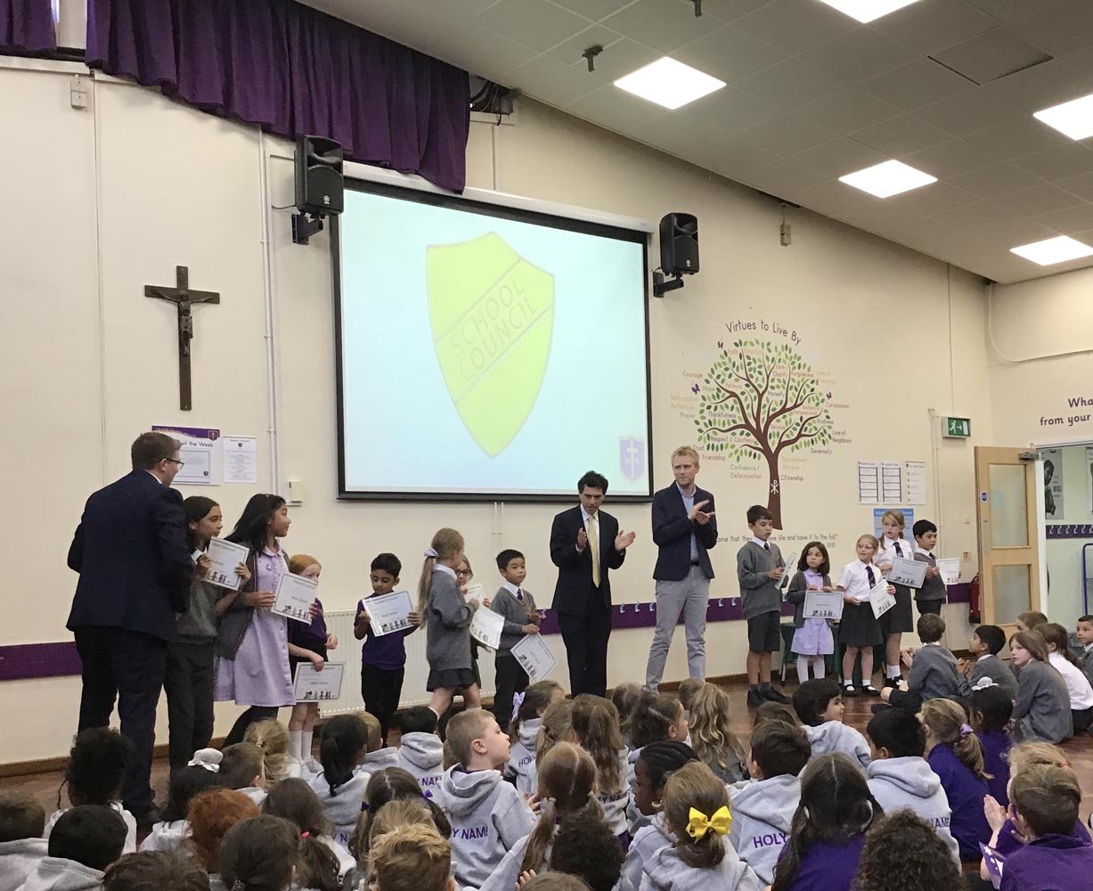 Alex Sobel MP visits Holy Name Cookridge September 2023